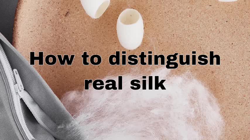 How to tell pure silk from fake silk.mp4